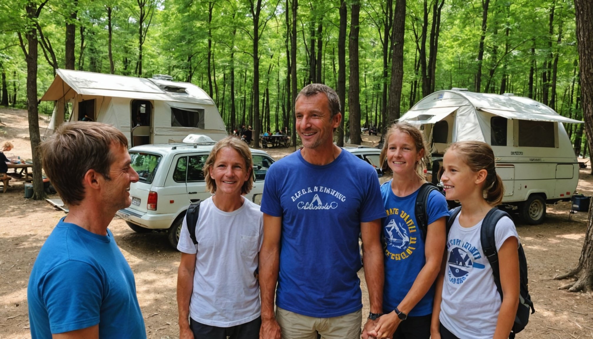 Se retrouver en famille pendant un camping en Ardèche